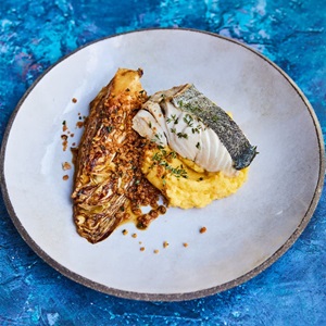 Coley with Winter Vegetables